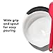 OXO Good Grips 3- Piece Plastic Mixing Bowl Set, 2500 ml,White/Black