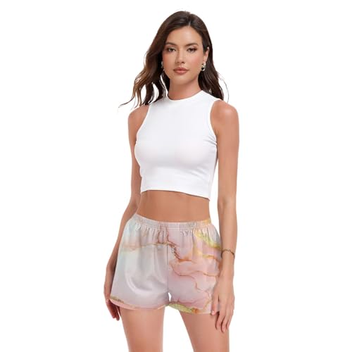 Short de détente femme tissu tissé décontracté et léger style paresseux