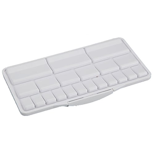 Image of Air Tight Colour Mixing Palette,Plastic,White