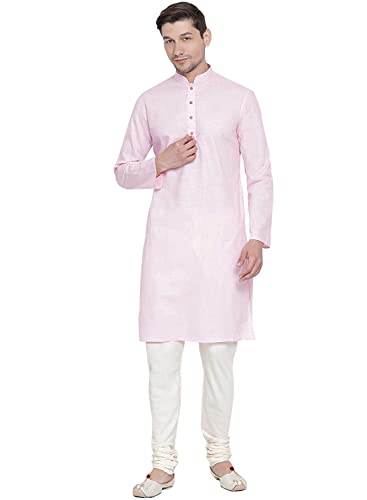 Image of Royal Kurta Mens Cotton Long Kurta Pyjama Set