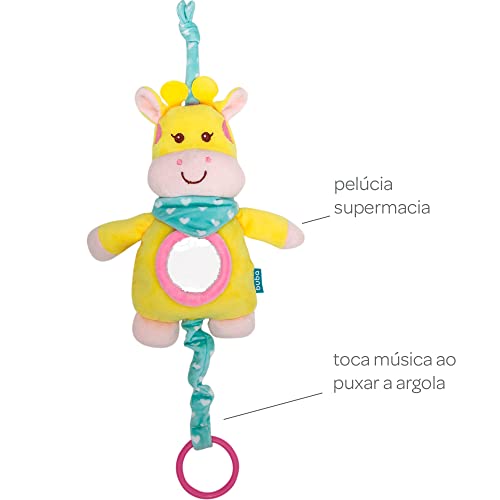 Buba Girafinha Musical Animal Fun Buba Colorido