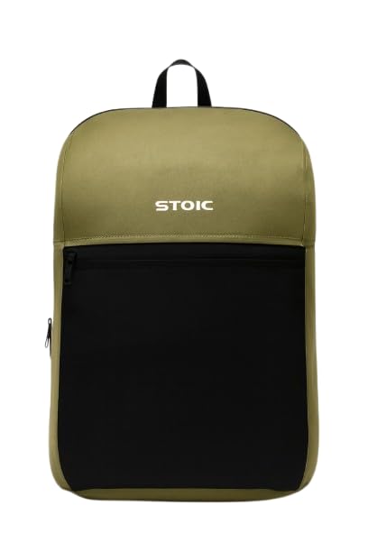stoic 16L Polyester Two-Tone Colour Block Daypack, Olive Green-picture-18