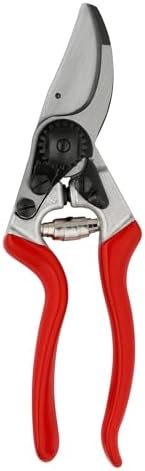 FELCO 9 Bypass-Gartenschere für Linkshänder mit großen Händen, 25 mm | Linkshänder mit geneigtem Kopf und Stoßdämpfern, für saubere, komfortable Schnitte im Garten. Klinge 52 mm. S