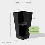 Veradek V-Resin Doniczka stożkowa do wewnątrz/na zewnątrz