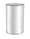 blechdose rund groß Eine leere Dose für lösemittelhaltige Farben und Lacke oder feste Stoffe.