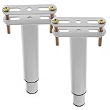 Pieds de meuble – lorsque le cadre de lit ne comporte pas de trous, utilisez ces pieds de support pour stabiliser le cadre de lit. rehausseur de cadre de lit