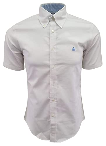Brooks Brothers Men's Regular Fit Short Sleeve Button Down Shirt