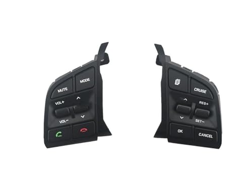 Régulateur vitesse volant multifonction boutons volume avec fil pour Hyundai Tucson 2015-2019