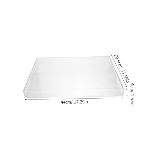 Protector antipolvo de teclado de acrílico resistente y transparente de 17,3" 2