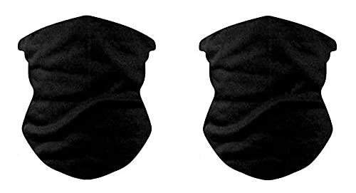 TENDSY Unisex Motorcycle Riding Bandana, Headband, Head Wrap, UV resistant, Biker Face Mask (Pack of 2 Pcs)