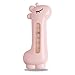 PINGUINOO Thermomètre de bain pour bébé - Flottant, Submersible, Robuste - Forme de Girafon (Rose Pastel)