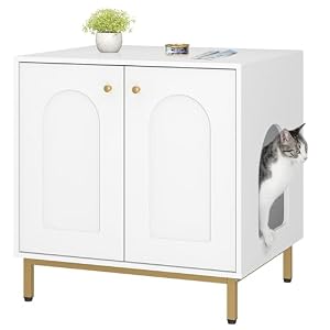 Hzuaneri Katzenhaus mit Katzentoilette CB81203G