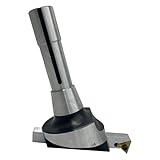 MachEl 2.5' Fly Cutter with R8 Shank for Bridgeport Milling Machine + 1/2' x 1/2' x 4' Indexable Carbide Tool...