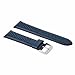 Ewatchparts 18mm Compatible With Tag Heuer Carrera Perforated Leather Watch Rally Band Strap Quick Release Blue