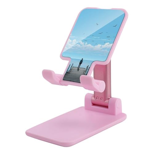 Support de téléphone de bureau pliable pour éviter les douleurs de cou
