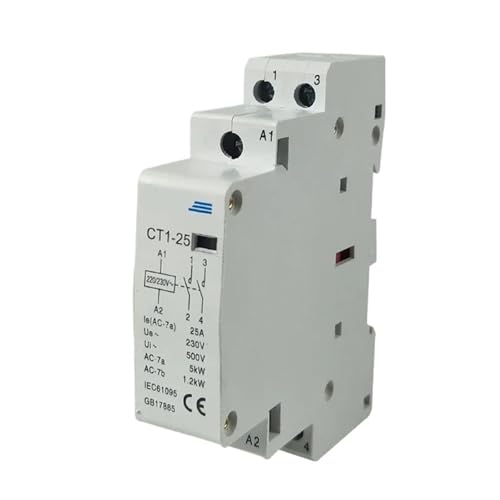 Contactor doméstico de 25A para automatizar la calefacción y el termo eléctrico