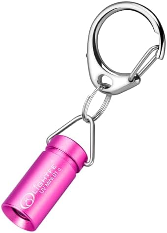 UV MINI 01D Blacklight Flashlight 365nm keychain lamp, suitable for pet urine stains, stains, minerals, fluorescent agent detection, and currency art identification, etc