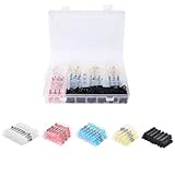 Helilyco Kabelverbinder, 4 Größen, Set mit Schrumpfschlauch für AWG 26–10, wasserdichte...