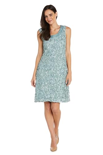 Image of R&M Richards Women's Gleaming Grace Lace Ensemble