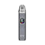 GLOWELL Ox-va Kit Xlim Pro 2 DNA Kit 1300mAh built-in Battery 2ml 0.6ohm+0.8ohm Stainless Steel Cartridge Electronic Cigarette Vaporizer (No Liquid, No Nicotine) (Nebula Gray)