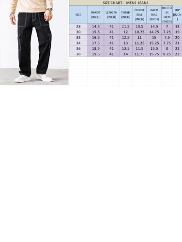 Image of QNIM Jeans for Men || Men's Regular fit Stylish Jeans (Q-43-45)