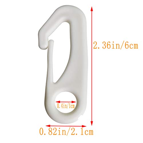 Ttsam Profession Flag Pole Clip Snap Hooks Durable Nylon Flag Clips Flag Pole Accessory - Attach Flags Hooks To Halyard Rope And Buckle The Flag(Pack Of 8) #TOP1