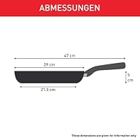 Tefal Duetto Pfanne 28cm, Edelstahlpfanne Induktion, Antihaftversiegelung, Thermo-Signal bei idealer Brattemperatur, leichte Reinigung, Kochen und Anbraten, für alle Herdarten geeignet, A70406 – Ansicht 5