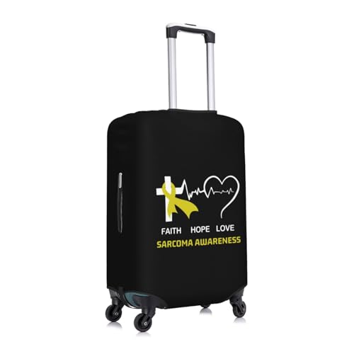 Sarcoma Awareness Travel Luggage Cover Suitable for 18-32 inch Luggage Cases4