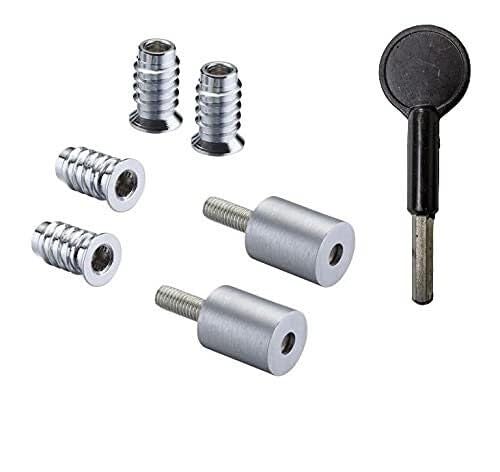 Quality Roller Sash Window Stop Restrictor for Child Safety and Security - Comes with Key Included (Satin Chrome)