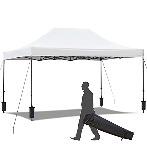 EROMMY 10' x 15' Pop Up Canopy Tent, Commercial Instant...