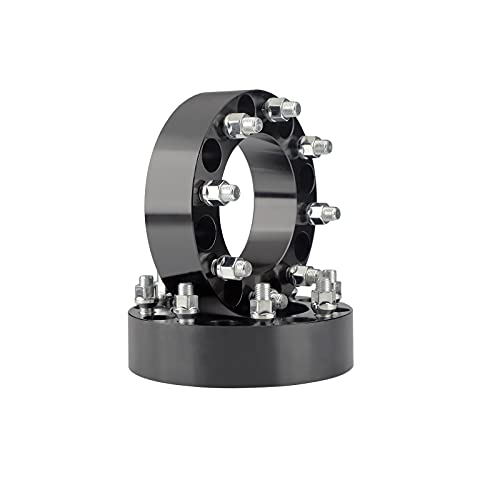 EZISOE 2 pcs 8x170 Wheel Spacers for f250 350 Excursion F-250 Super Duty F-350 Super Duty, 2 Inch 8x170 Wheel spacers 125mm Center Bore with 14x1.5 Studs