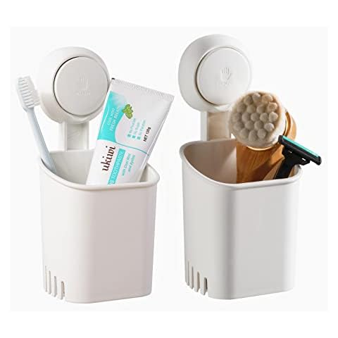 TAILI Wall Mounted Toothbrush Holder 2 Pack Cover