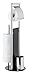 WENKO Set WC Ravina Acciaio Inox Lucido con scopino