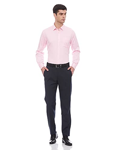Image of Amazon Brand - Arthur Harvey Men's Regular Shirt (AH01-GTZ-DOB-C100 Lt Pink 40)