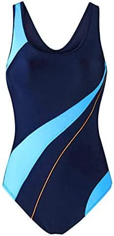 EBMORE Womens One Piece Swimsuit Bathing Suit for Sport Athletic Training Exercise