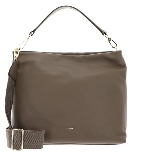 Sac Dalia Hobo abro en cuir de qualité supérieure coloris taupe élégant