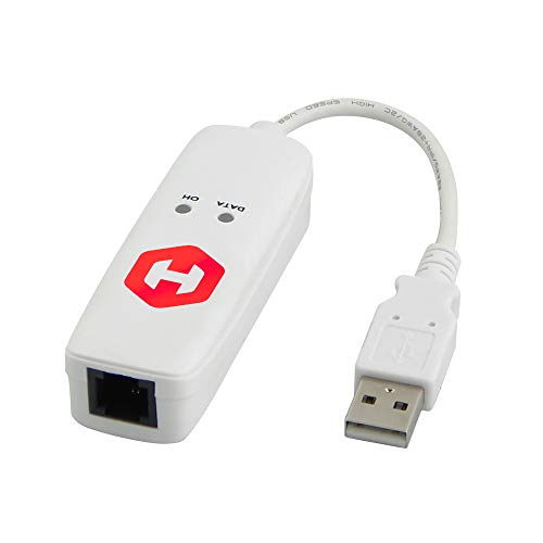 Hiro H50353 V92 56K External Usb Data Fax Dial Up Internet Modem Single Port Truly Plug N Play Driverless Installation Built In Driver Windows 10 8.1 8 7 Compatible #TOP3