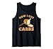 T-shirt humoristique pour amateur de pain How I Cut Carbs Débardeur