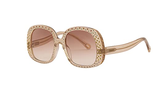 Chloé Lunettes de Soleil QLEO CE755SR BROWN/BROWN SHADED 54/20/145 femme