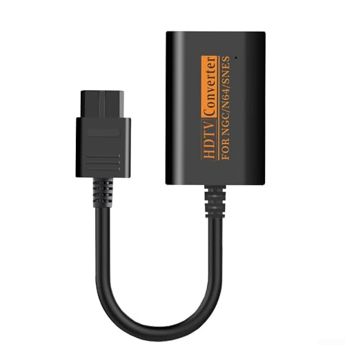 Cable adaptador convertidor para N64 para Nintendo 64 Super para Nintendo para Gamecube permite salida de audio de video 1080P en pantallas modernas