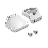 RC Car Parts Compatible with Traxxas for Revo 2.5 3.3 RC Car Upgrade Parts Replacement Accessories Metal Upgraded Engine Mount for Seat 7760(Silver)