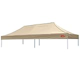 MASTERCANOPY Ersatzdach für Pavillon, Sofortige Abdeckung des Überdachungszeltes, 3 x 6 m, Beige