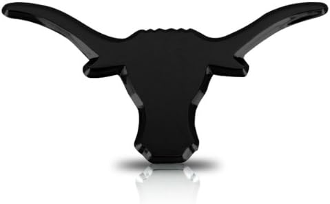 University of Texas Longhorn Black Chrome Car Emblem