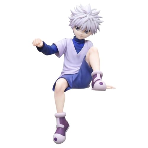 PYTRARTY Killua Figurine Anime, Killua Figurine Manga, 12cm Statues en PVC,Décorations de Table, Cadeaux pour Les Fans et Objets de Collection