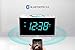 Emerson ER100401 Smartset 15Watt Ultra Fast Wireless Charging Dual Alarm Clock Radio with Bluetooth Speaker, USB Charger, Cyan LED Night Light and 1.4