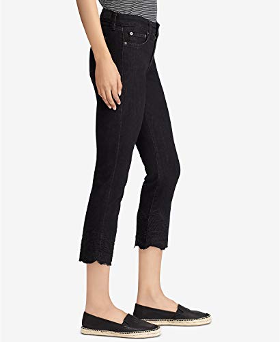 Lauren Ralph Lauren Womens Embroidered Mid-Rise Skinny Jeans4