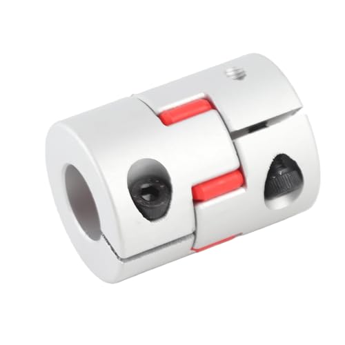 Pflaumenförmige Elastische Kupplung Kupplung Aluminiumlegierung Pflaumenkupplungswelle Verbinden für Schrittmotor(10mm-12mm)