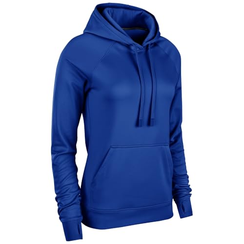 CHAMPRO Lineup Fleece Hoodie, Women's 2X-Large, Royal