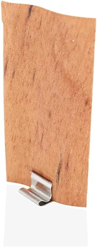 10 piezas de mechas de madera para velas con soporte miniatura 5