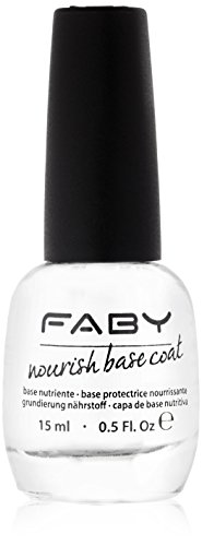 Faby Nourish Base Coat Base nutritiva para uñas, 15 ml